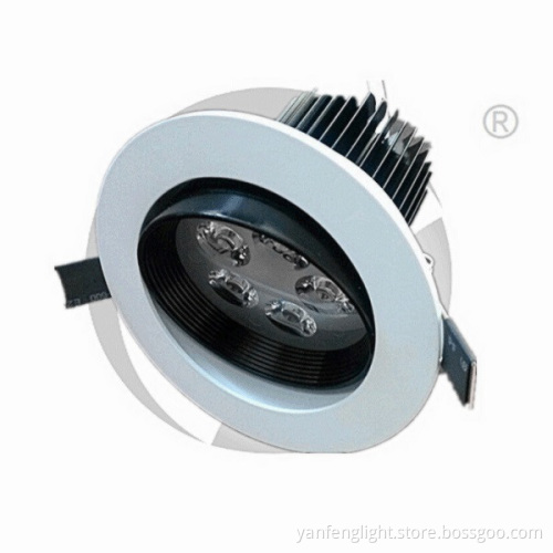 5W LED Downlight Recessed Black Ceiling Light